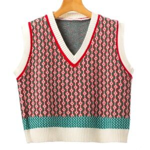 Cider Vintage Style Sweater Vest